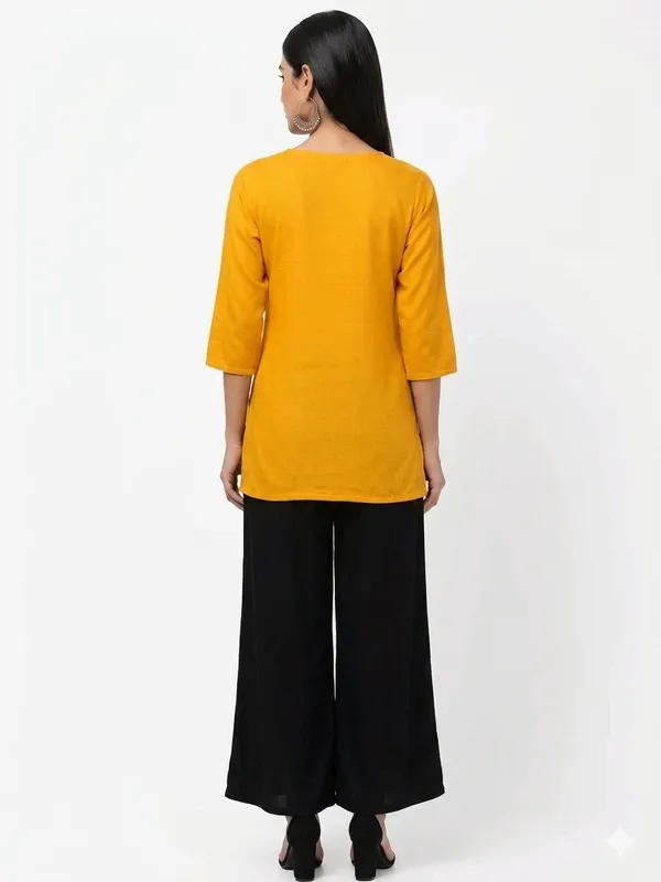 Mustard_Embroidered_Kurta_Set_for_Women