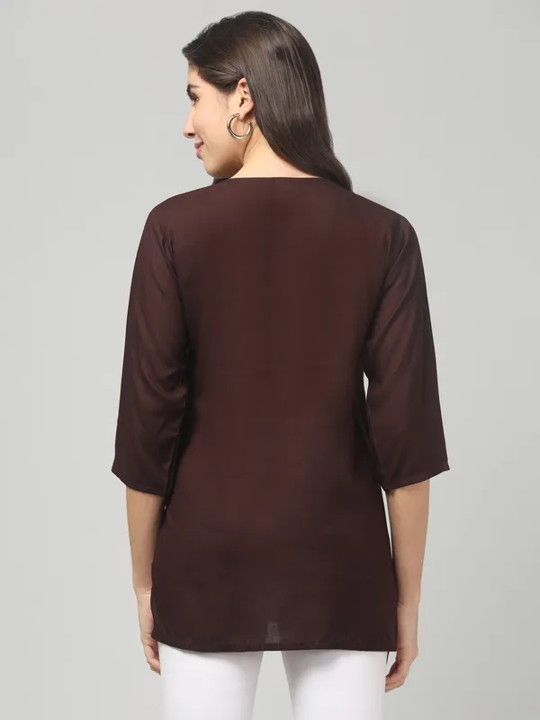 Brown-Straight_Kurti