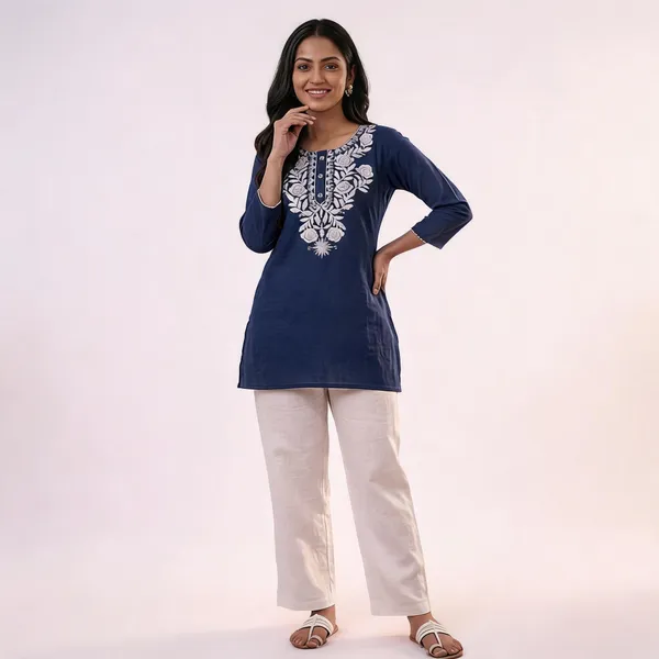 Navy_Blue_Viscose_Rayon_Straight_Embroidered_Kurta_Palazzo_Set_For_Women