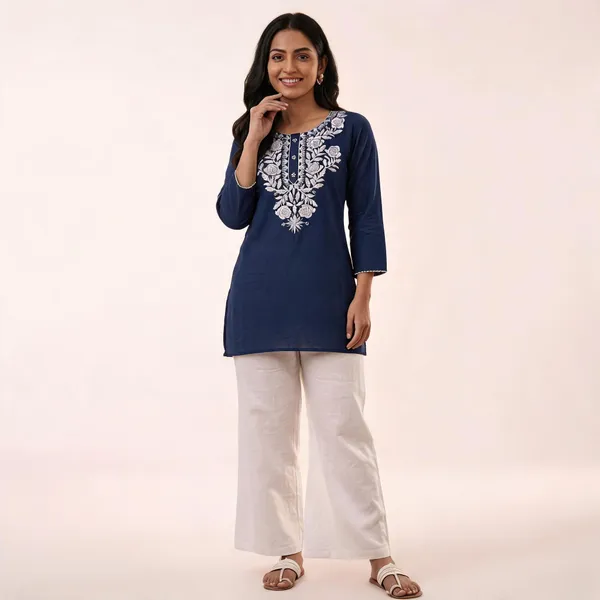 Navy_Blue_Viscose_Rayon_Straight_Embroidered_Kurta_Palazzo_Set_For_Women
