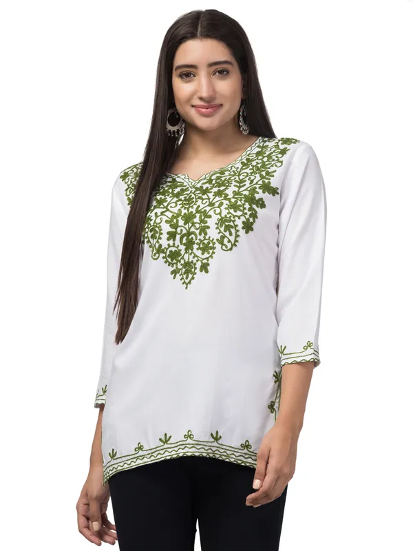 White-Straight_Kurti