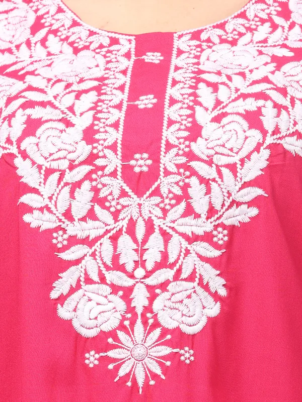 Pink_Embroidered_Straight_Kurti_for_Women