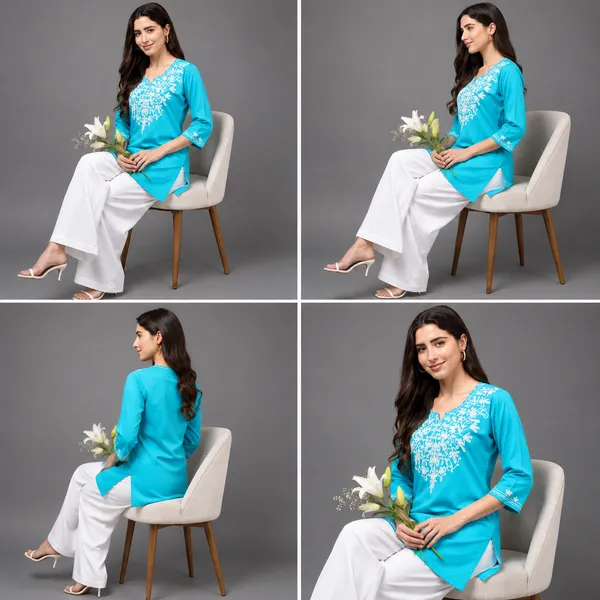 Turquoise_Embroidered_Straight_Kurta_for_Women
