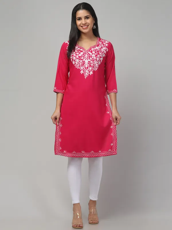 Pink_Embroidered_Straight_Kurta_For_Women