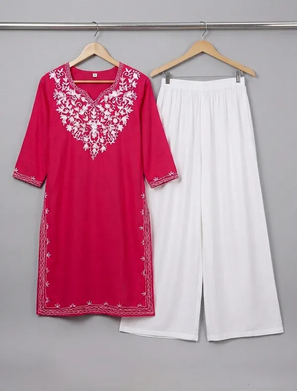 Pink-Kurta_Palazzo_Set
