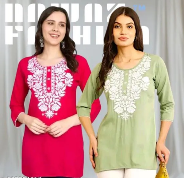 Green_Embroidered_Straight_Kurti_for_Women