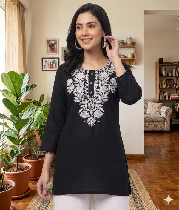 Black_Embroidered_Straight_Kurta_for_Women