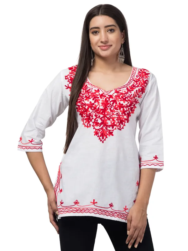 White-Straight_Kurti