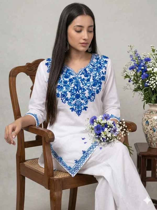 White_Embroidered_Straight_Kurta_for_Women
