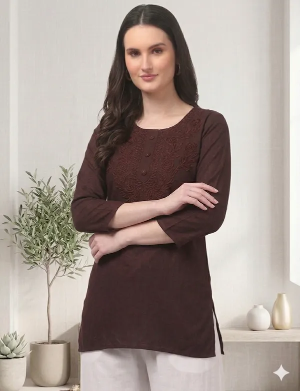 Brown-Kurta_Palazzo_Set