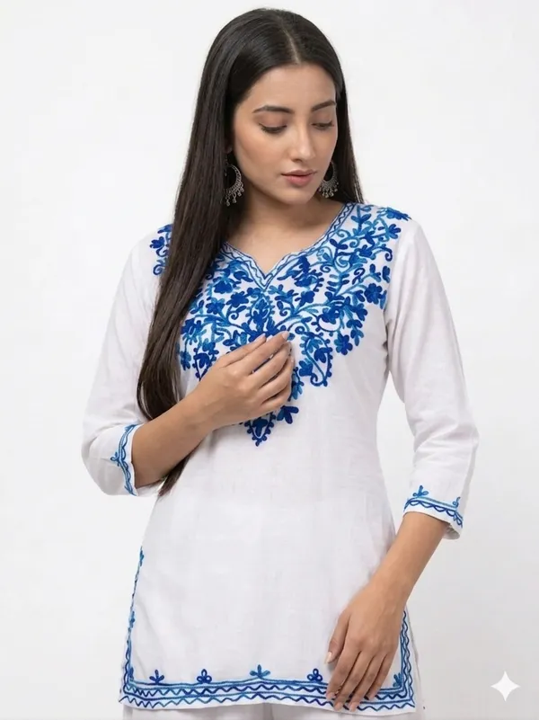 White_Embroidered_Straight_Kurta_for_Women