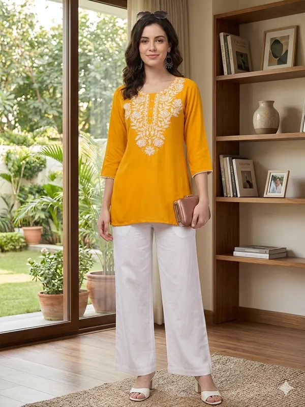 Yellow_Embroidered_Straight_Kurta_for_Women