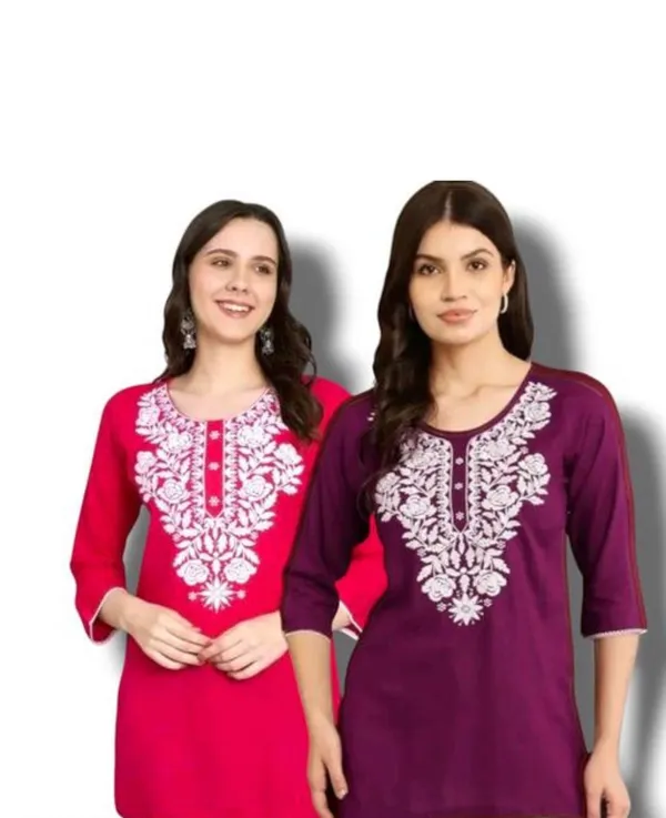 Pink_Embroidered_Straight_Kurti_for_Women