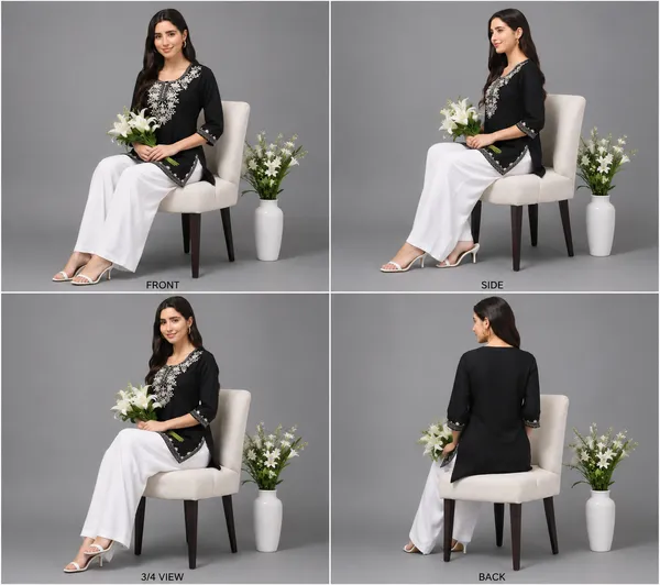 Black_Embroidered_Kurta_Set_for_Women