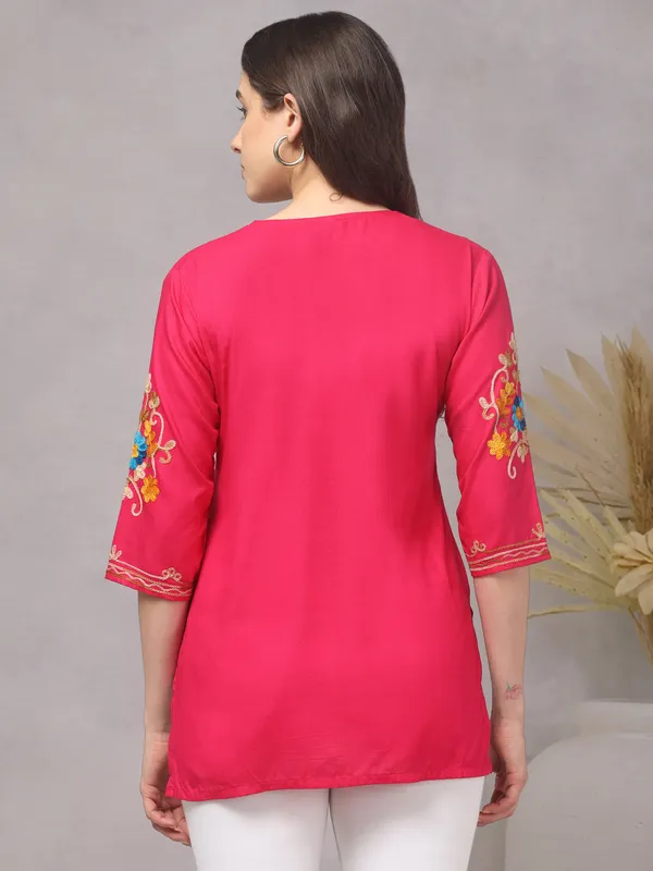 Pink-Short_Kurti