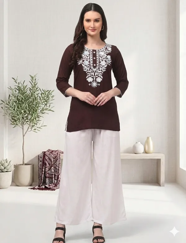 Brown-Kurta_Palazzo_Set