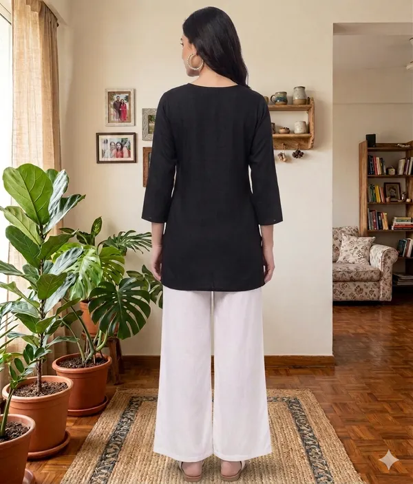 Black_Embroidered_Straight_Kurta_for_Women
