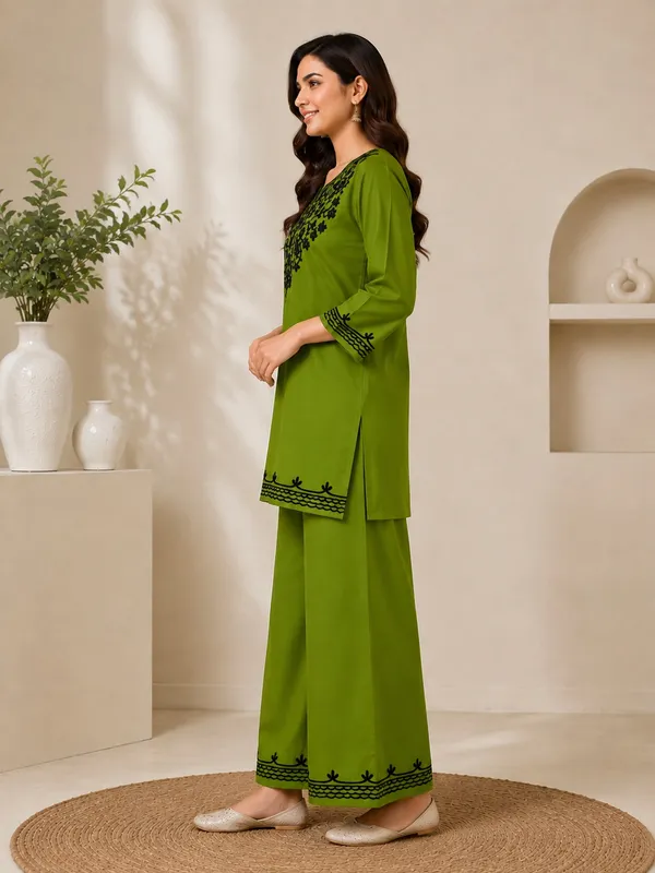 Green-Kurta_Palazzo_Set