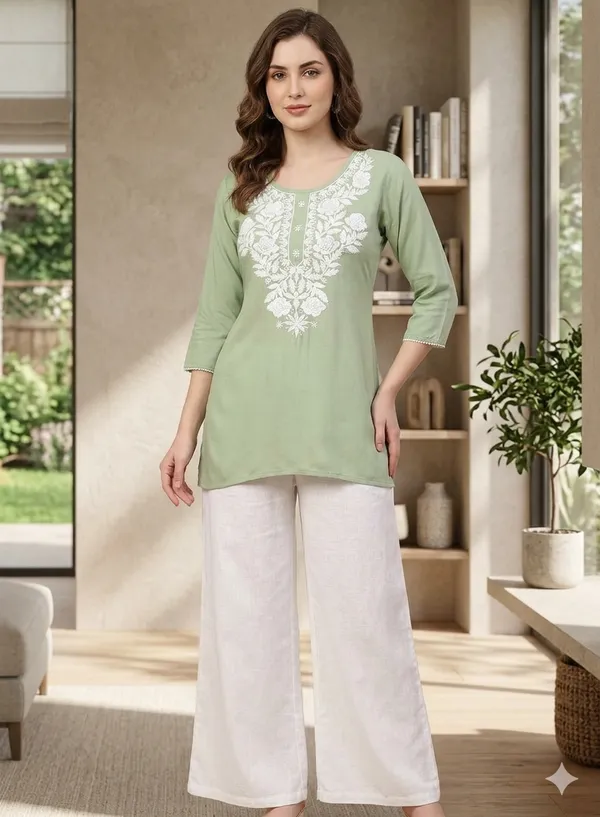 Green-Kurta_Palazzo_Set