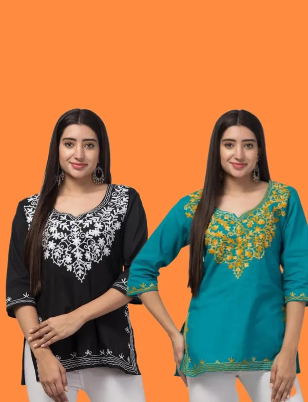 Black_Embroidered_Straight_Kurta_For_Women