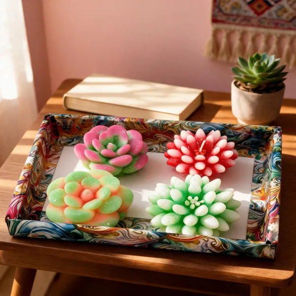 Wax_Decorative_Floral_Shaped_Candle_Set_Pack_Of_4