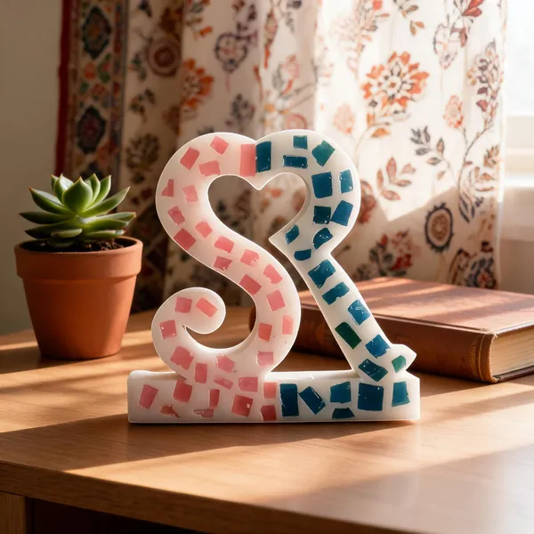 Transparent_Mosaic_Shaped_Decorative_Sculpture_Showpiece_Candle