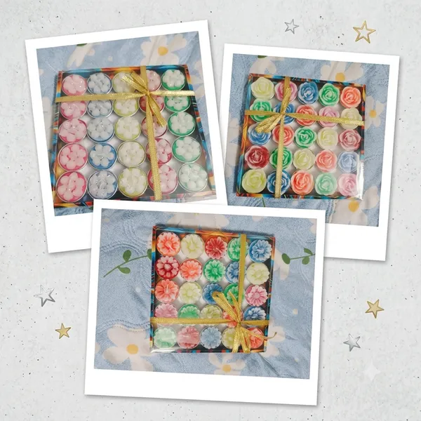Wax_Festive_Floral_Shaped_Multicolor_Gift_Candle_Set_Pack_Of_75