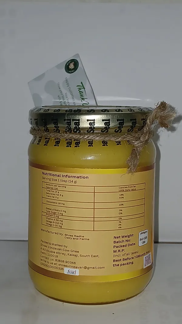 Shreem_Vrindavan_A2_Organic_Cow_Ghee_500_G