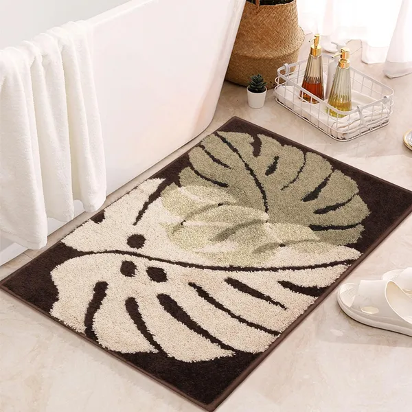 Fabric_Botanical_Leaf_Print_Bath_Mat
