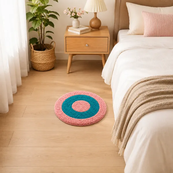 Textured_Geometric_Pattern_Round_Bath_Mat