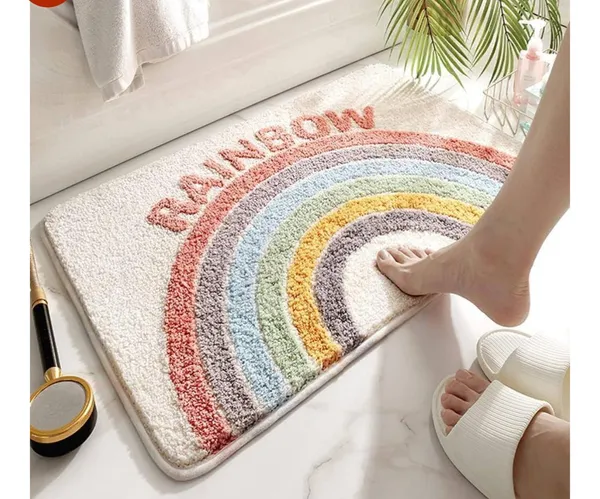 Tufted_Rainbow_Pattern_Bath_Mat