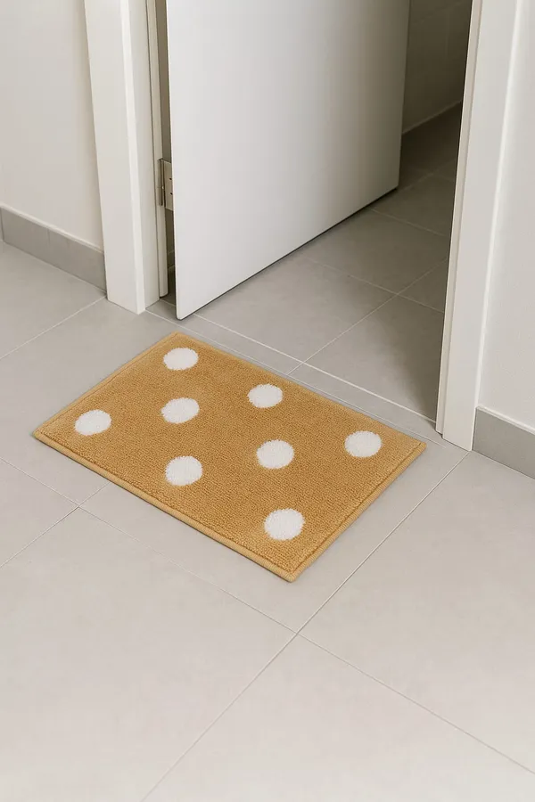 Textured_Polka_Dot_Entrance_Bath_Mat
