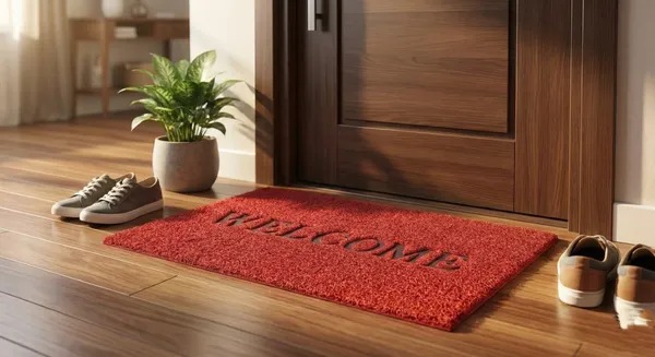 Vs_Home_Living_Welcome_Pvc_Door_Mat_Anti_Skid_Washable_Indoor_Outdoor_Use_Red