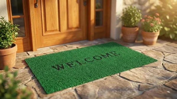 Vs_Home_Living_Welcome_Pvc_Door_Mat_Anti_Skid_Washable_Indoor_Outdoor_Use_Green