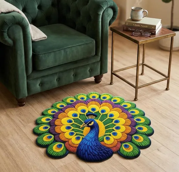 Vs_Home_Living_Peacock_Design_Pvc_Door_Mat_Anti_Skid_Washable_Indoor_Outdoor_Use_1