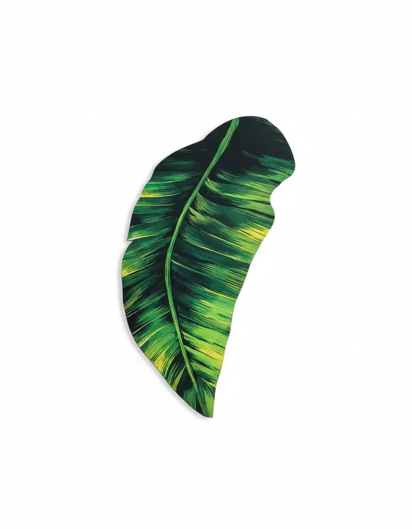 Vs_Home_Living_Leaf_Shape_Floor_Mat_For_Bedroom_Living_Room_Soft_Indoor_Area_Rug_Dark_Green_Decorative_Cutout_Design_88_X_45_Cm