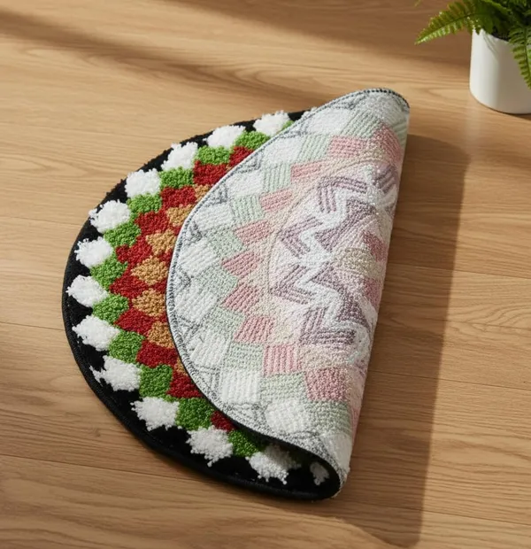 Vs_Home_Living_Handcrafted_Traditional_Rangoli_Floor_Mat_60_Cm_Round_Microfiber_Yarn_1800_Gsm_Tpr_Anti_Slip_Backing_Machine_Washable_Festival_Pooja_Decor