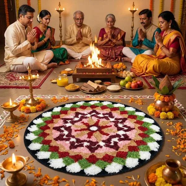 Vs_Home_Living_Handcrafted_Traditional_Rangoli_Floor_Mat_60_Cm_Round_Microfiber_Yarn_1800_Gsm_Tpr_Anti_Slip_Backing_Machine_Washable_Festival_Pooja_Decor