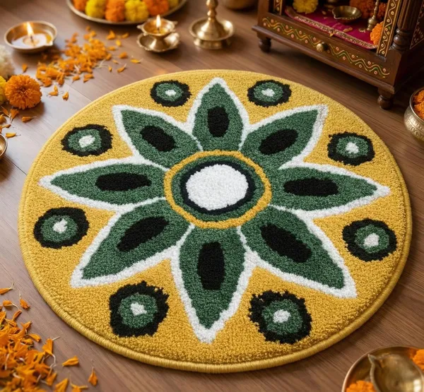 Vs_Home_Living_Traditional_Floral_Rangoli_Floor_Mat_60_Cm_Round_Anti_Skid_Washable_Microfiber_Decor_Mat_For_Diwali_Pooja_Room_Festivals