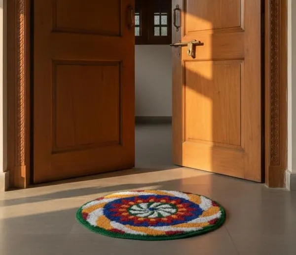 Vs_Home_Living_Traditional_Spiral_Rangoli_Design_Round_Floor_Mat_60_Cm_Anti_Skid_Washable_Microfiber_Decor_Mat_For_Diwali_Pooja_Room_Festivals