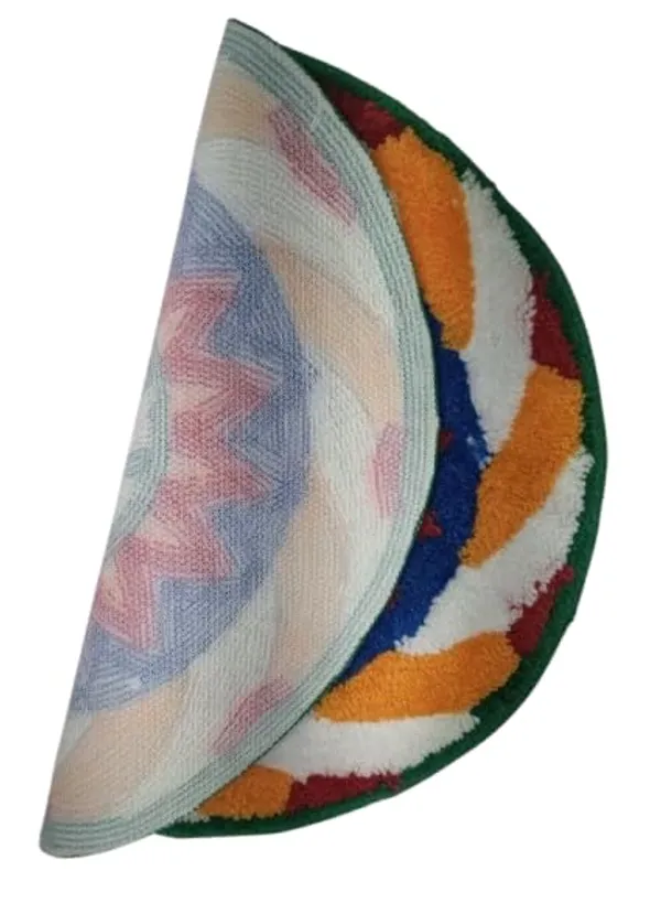 Vs_Home_Living_Traditional_Spiral_Rangoli_Design_Round_Floor_Mat_60_Cm_Anti_Skid_Washable_Microfiber_Decor_Mat_For_Diwali_Pooja_Room_Festivals