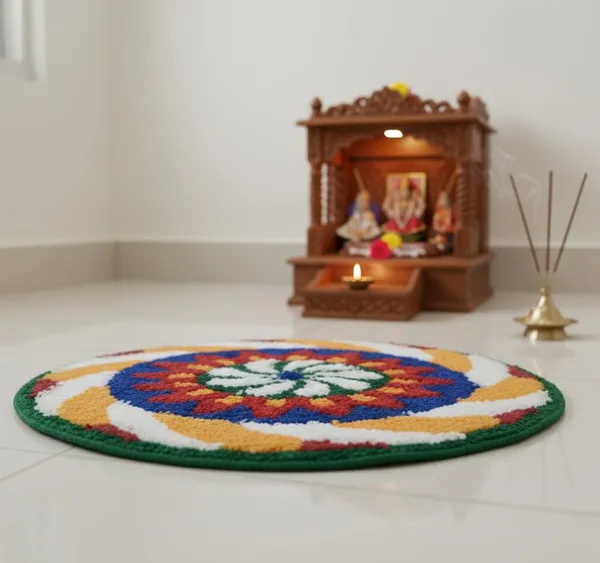Vs_Home_Living_Traditional_Spiral_Rangoli_Design_Round_Floor_Mat_60_Cm_Anti_Skid_Washable_Microfiber_Decor_Mat_For_Diwali_Pooja_Room_Festivals