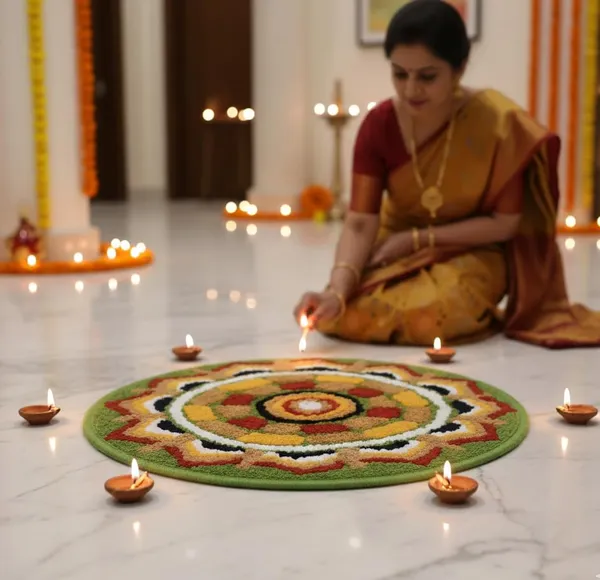 Vs_Home_Living_Traditional_Floral_Mandala_Rangoli_Design_Round_Floor_Mat_60_Cm_Anti_Skid_Washable_Microfiber_Decor_Mat_For_Diwali_Pooja_Room_Festivals