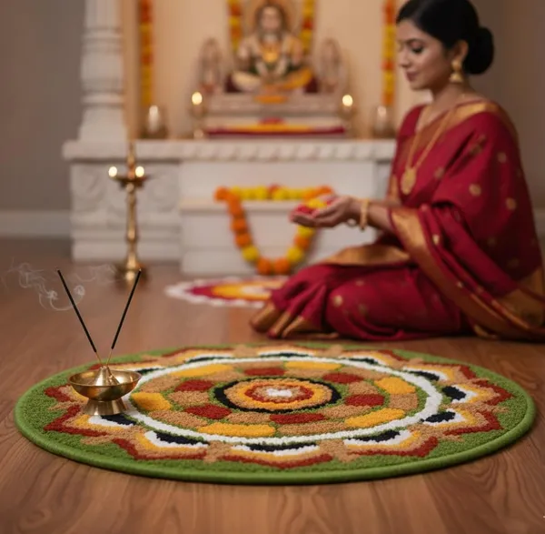 Vs_Home_Living_Traditional_Floral_Mandala_Rangoli_Design_Round_Floor_Mat_60_Cm_Anti_Skid_Washable_Microfiber_Decor_Mat_For_Diwali_Pooja_Room_Festivals