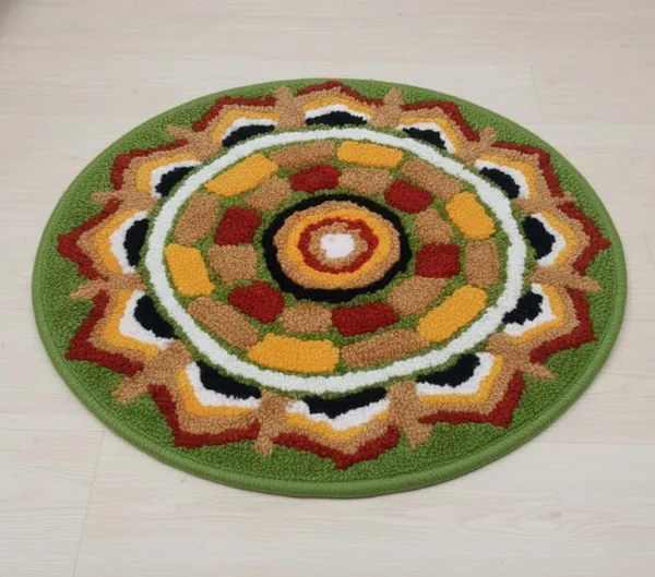 Vs_Home_Living_Traditional_Floral_Mandala_Rangoli_Design_Round_Floor_Mat_60_Cm_Anti_Skid_Washable_Microfiber_Decor_Mat_For_Diwali_Pooja_Room_Festivals