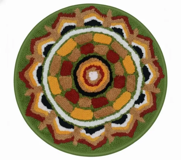 Vs_Home_Living_Traditional_Floral_Mandala_Rangoli_Design_Round_Floor_Mat_60_Cm_Anti_Skid_Washable_Microfiber_Decor_Mat_For_Diwali_Pooja_Room_Festivals