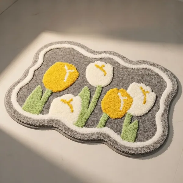 Premium_Scalloped_Shape_3D_Floral_Microfiber_Anti_Slip_Bath_Mat_40_X_60_Cm_Soft_Absorbent_Tufted_Bathroom_Floor_Rug_Design_Shape_Fabric_Same