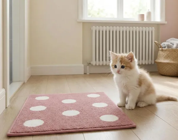 Vs_Home_Living_Pink_Polka_Dot_Rectangular_Bath_Mat_Soft_Microfiber_Anti_Slip_Bathroom_Rug_Pink_White_40X60_Cm