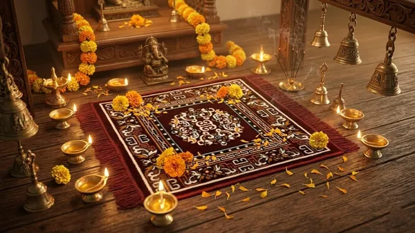 Vs_Home_Living_Pooja_Aasan_Mat_For_Sitting_Traditional_Printed_Chowki_Mat_With_Fringe_Soft_Fabric_Prayer_Mat_For_Mandir_Meditation_Floor_Sitting_Maroon_Design_60_X_60_Cm