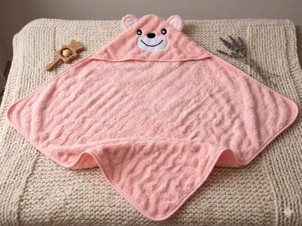 Luxury_Teddy_Bear_Hooded_Baby_Bath_Towel_Wrap_For_Newborn_Babies_Ultra_Soft_Premium_Polymite_Fabric_70X70_Cm_Baby_Bath_Wrap_Quick_Dry_Skin_Friendly_Baby_Towel_Pink